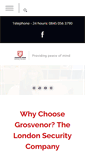 Mobile Screenshot of grosvenorsecurity.net