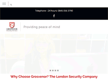 Tablet Screenshot of grosvenorsecurity.net